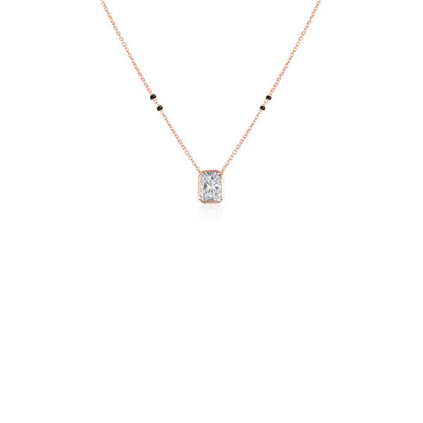 Radiant Bezel Mangalsutra