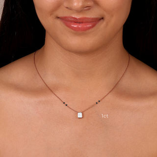 Radiant Bezel Mangalsutra