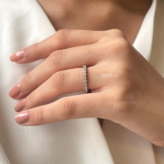 Lab Grown Diamond Classic Full Eternity Band Ring