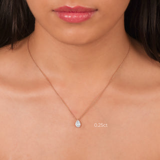 Pear Halo Mangalsutra