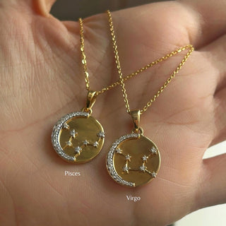 Star Sign Coin Necklace