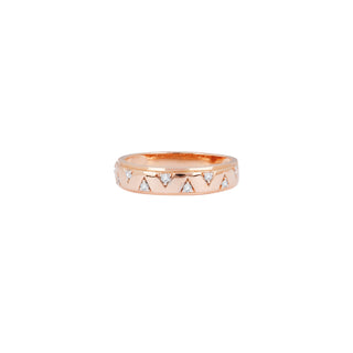 Aztec Diamond Band Ring