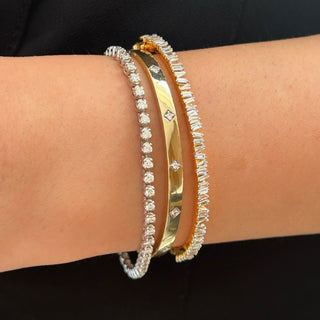 Baguette Cuff Bracelet