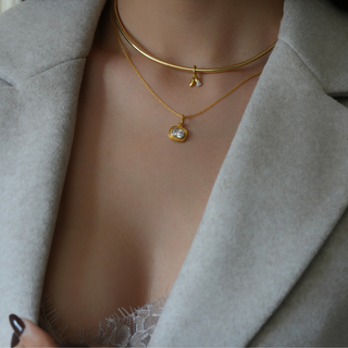 Diamond Bubble Letter Pendant