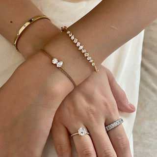 Classic His & Hers Round Couple Rings