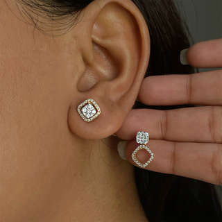 Versatile 3-in-1 Earrings