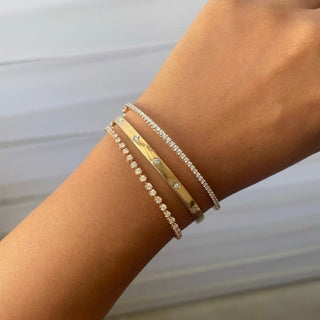 Classic Diamond Bangle Bracelet