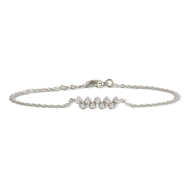 Diamond Cluster Bracelet