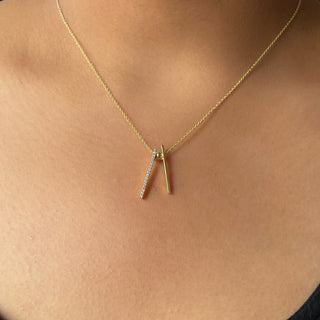 Diamond Contour Necklace