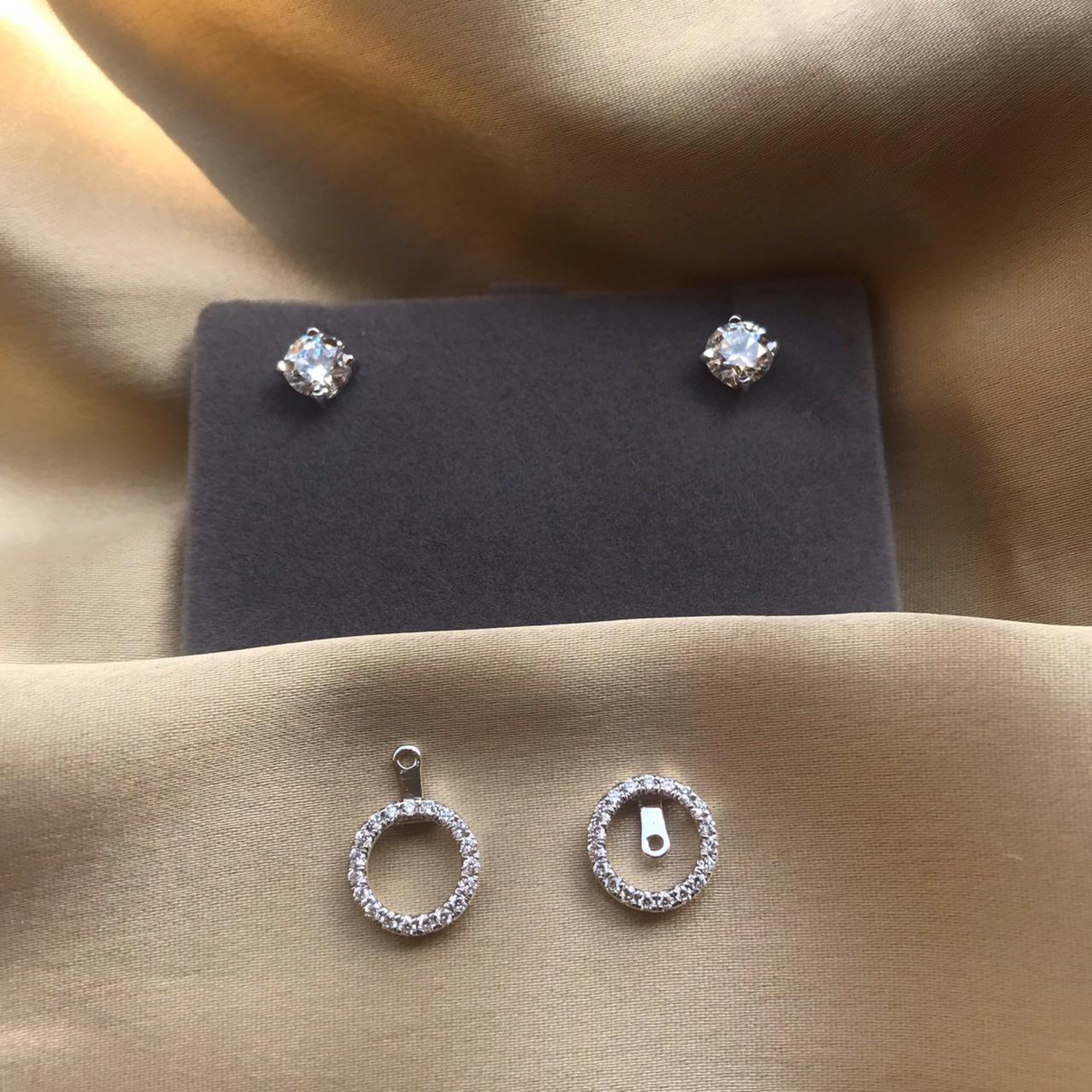Buy diamond stud earrings online deals