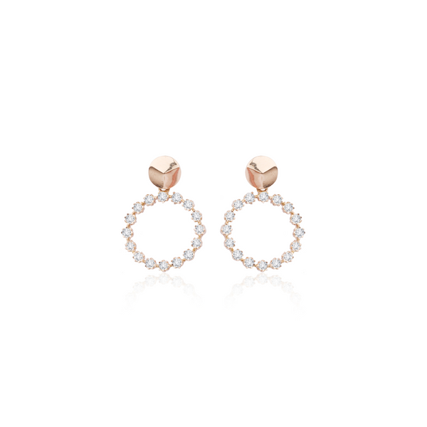 Diamond Garland Earrings