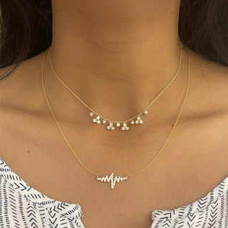 Diamond Heartbeat Necklace