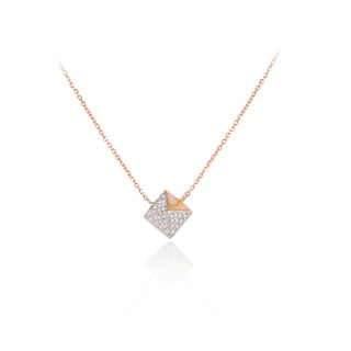 Diamond Ice Pendant Necklace