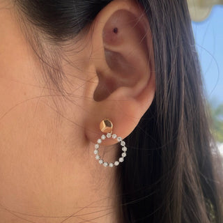 Diamond Garland Earrings