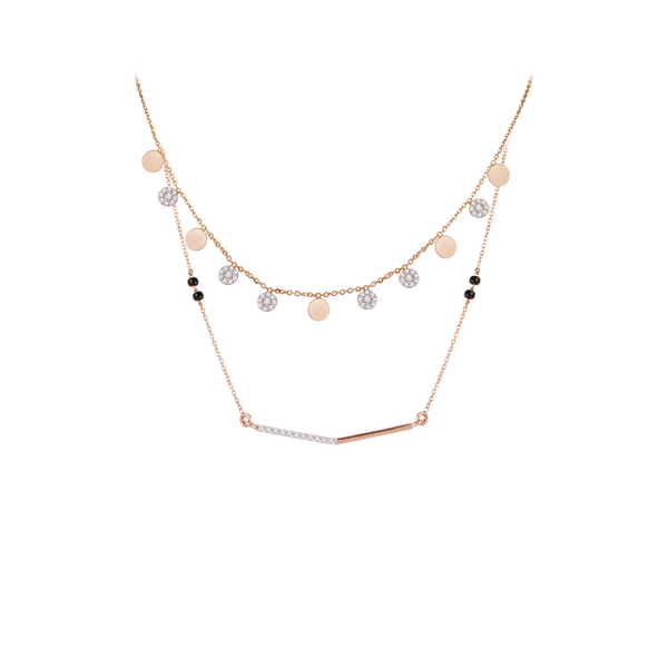 Disc Mangalsutra Necklace Layer