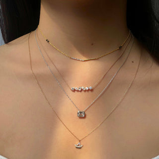 Emerald Bezel Necklace