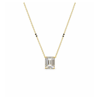 Lab Grown Diamond Emerald Prong Mangalsutra