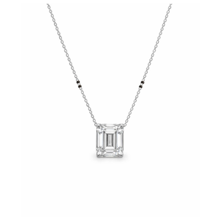 Lab Grown Diamond Emerald Prong Mangalsutra