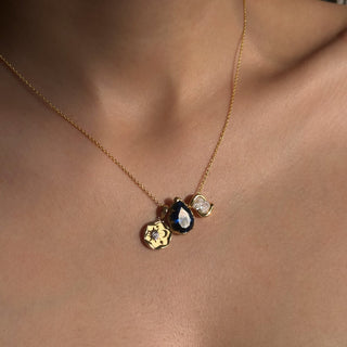 Envelope Cushion Diamond Pendant Mangalsutra