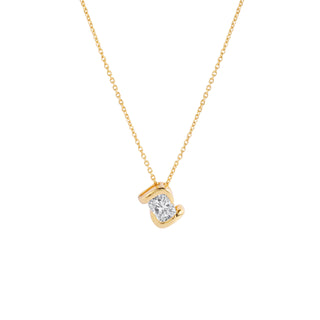 Envelope Cushion Diamond Pendant