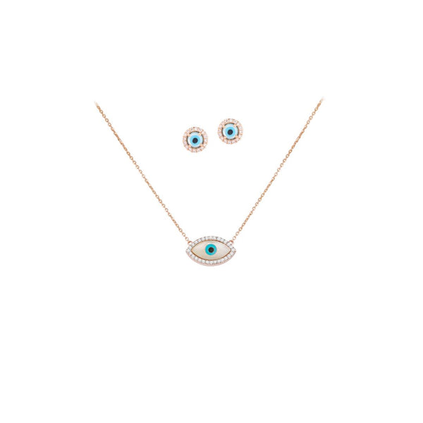 Evil Eye -Mother of Pearl Set