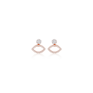 Lab Grown Diamond Evil Eye Signature 3-in-1 Earrings