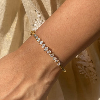 Fancy Diamond Cuff Bracelet