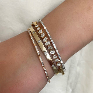 Fancy Diamond Cuff Bracelet