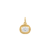 Cushion Gold Frame Pendant