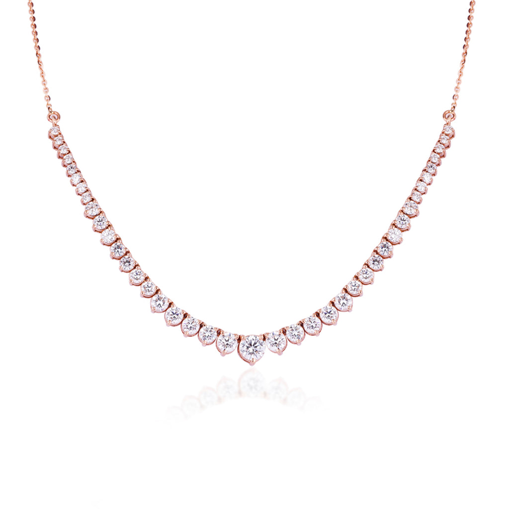 Graduation Diamond Tennis Necklace – DiAi Designs