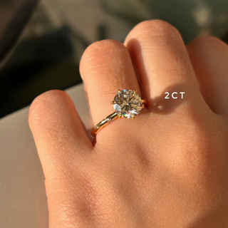 Grand Starry Solitaire Ring