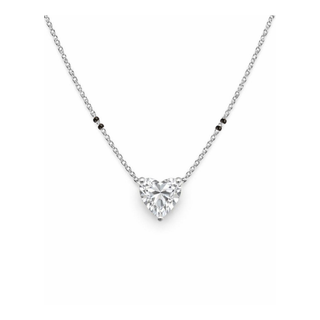 Lab Grown Diamond Heart Prong Mangalsutra