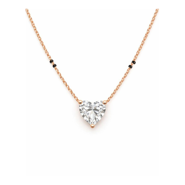 Heart Prong Mangalsutra