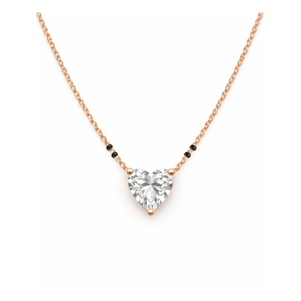 Heart Prong Mangalsutra