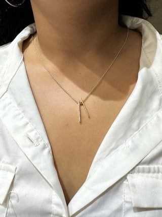 Diamond Contour Necklace