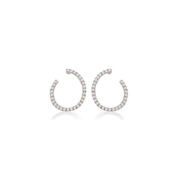 Illusion Circle Wrap Earrings