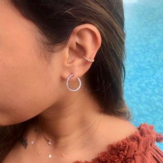 Illusion Circle Wrap Earrings