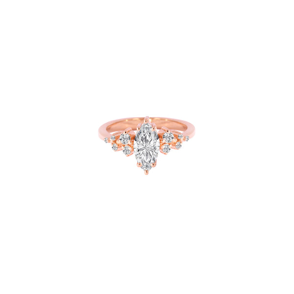 Imperial marquise ring