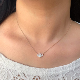 Imperial Marquise Solitaire Necklace