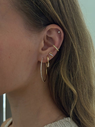 Lab Grown Diamond Infinity Studs