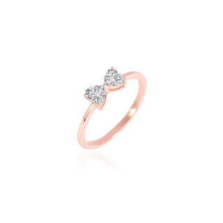 Kissing Hearts Ring