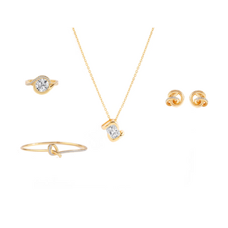Lab Grown Diamond The Round Knot Set