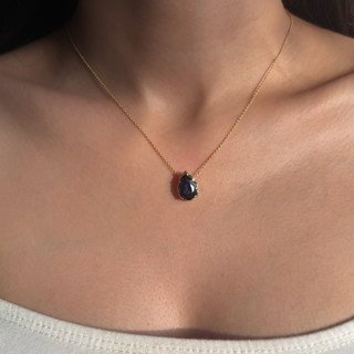 Labgrown Sapphire Sculpted Pendant
