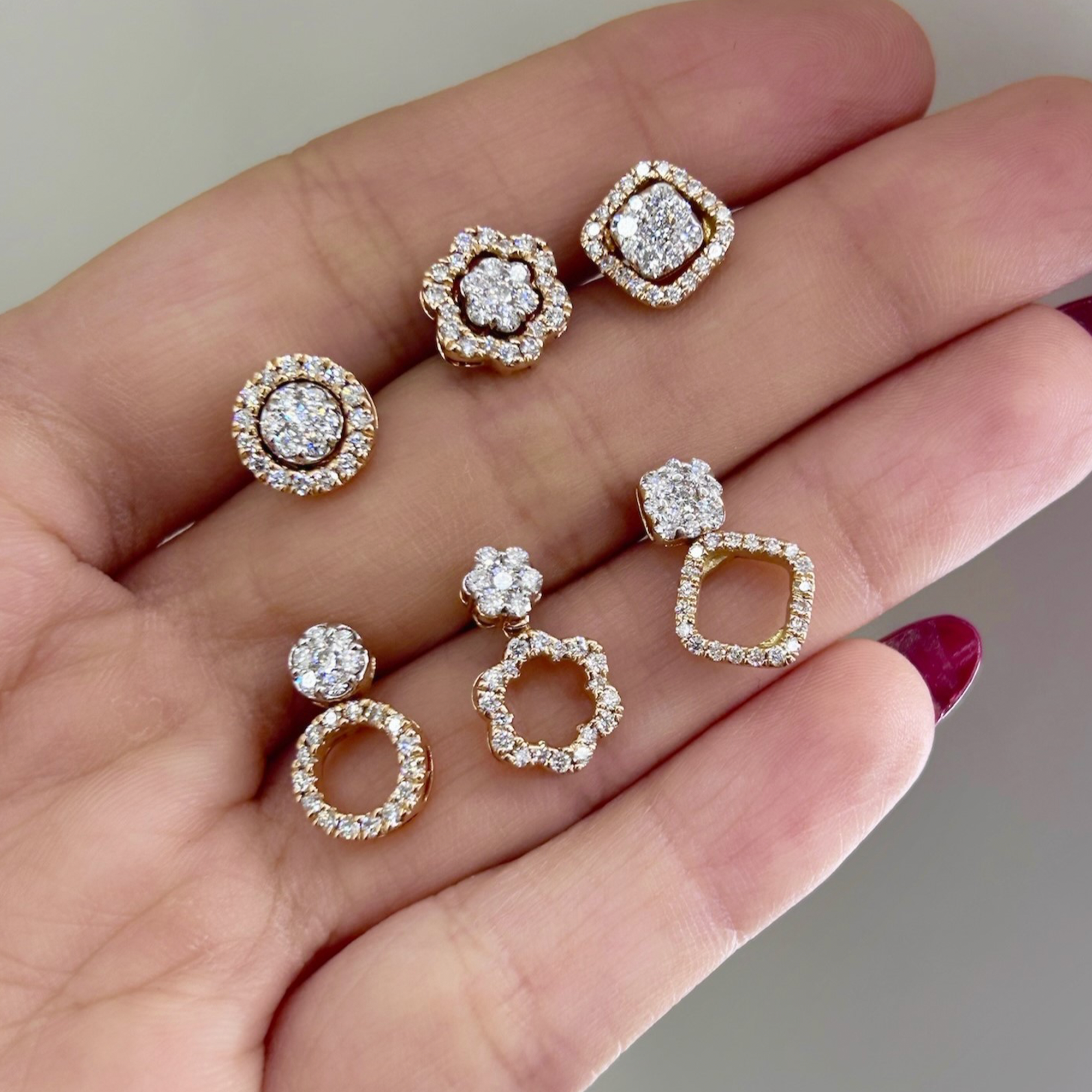 Versatile 3-in-1 Earrings – DiAi Designs - Main Image