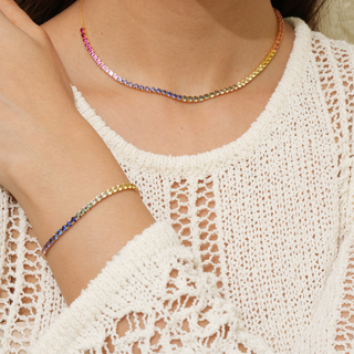 LiteString™ Rainbow Tennis Bracelet