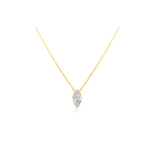 Marquise Bezel Necklace