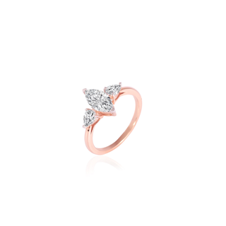 Three Stone Marquise Ring