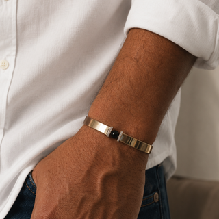 Lab Grown Diamond The Men's Mangalsutra Kada Bracelet