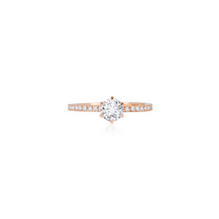 Mini Reign Solitaire Ring