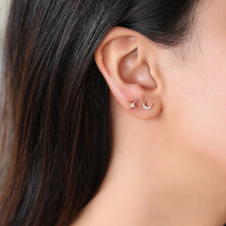 Moon & Star Curated Pair Studs